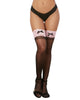 Dreamgirl 0026 Sheer Thigh High Contrast Stockings buy at FemmeFatale U4Ria Singapore