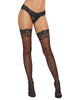 Dreamgirl 0005 Laced Stay-up Sheer Thigh High Stocking