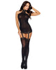Dreamgril 0035 Sheer Garter Bodystocking with Thigh High buy at FemmeFatale U4Ria Singapore