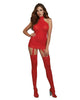Dreamgril 0035 Sheer Garter Bodystocking with Thigh High buy at FemmeFatale U4Ria Singapore