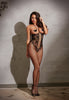 DG 0268 Open-Cup Halter Bodystocking Black Buy in Singapore Femme Fatale Lingerie 