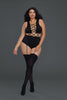 Opaque Seamless Teddy Bodystocking 0312X