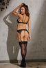 DG 10495 Embroidered Open-Cup Shelf Bra
