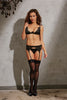 DG 10495 Embroidered Open-Cup Shelf Bra
