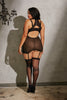 DG 10599X Faux-leather Garter Slip