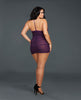 Dreamgirl Lingerie style 11517X Plus Size Stretch Mesh Chemise with Shirring Details