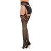 DG 0372 Multi-Design Fishnet Suspender Garter Pantyhose Black Buy in Singapore Femme Fatale Lingerie 
