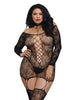 Versatile Garter Dress Bodystocking 0318X