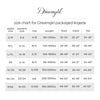 Dreamgirl Packaged Lingerie Size Chart